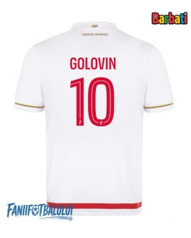 AS Monaco Aleksandr Golovin #10 Tricou Fotbal Replică 2025-26 Barbati Acasa